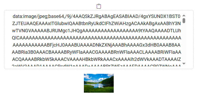 Base64 Output Preview